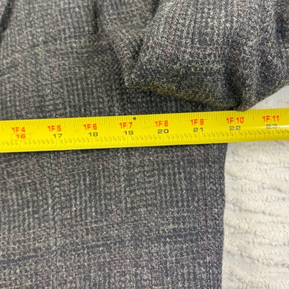 Strathmore Anderson-Little Richman  34 L Brothers Gray Plaid Wool Blazer Jacket - Picture 6 of 11